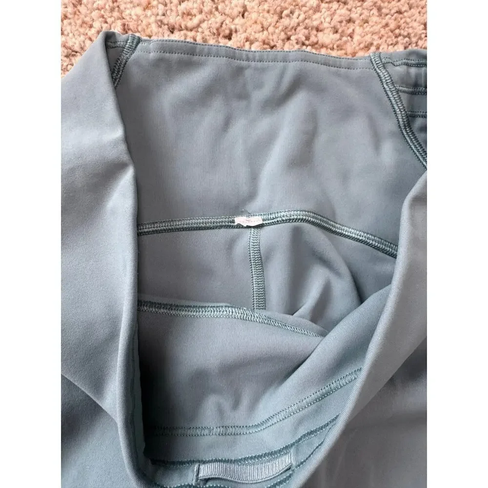 LULULEMON ALIGN No Line, High Rise Leggings, Green/Gray; size 6 - Picture 11 of 12